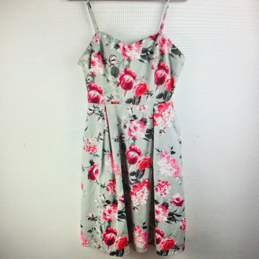 Floral Spaghetti Strap Dress